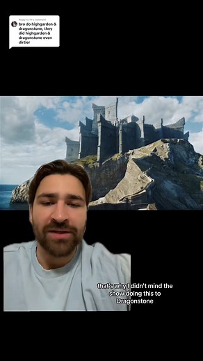 Dragonstone is the one castle that i didnt mind game of thrones downgrading #targaryen #gameofthrones #HouseOfTheDragon #westeros | The Art of Westeros