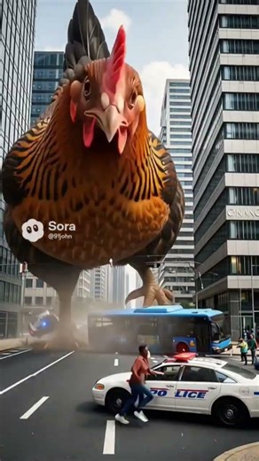 Monster Hen #explosion #NYC #chicken #entertainment