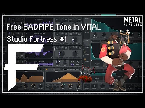 FREE Bagpipe Chanter Preset in VITAL [Studio Fortress #1] || Metal Fortress
