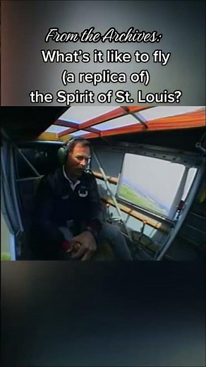 From the EAA Vault | Hoot Gibson Flies a Spirit of St. Louis Replica