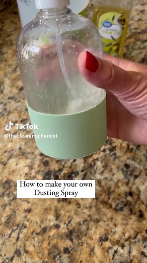 DIY Dusting Spray for Sparkling Clean Furniture