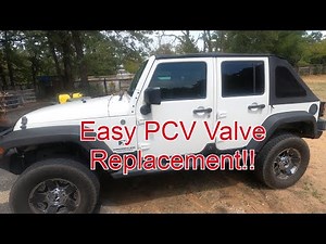 2008 Jeep Wrangler 3.8l: PCV Valve Replacement, Possible Red Lighting Bolt Repair.