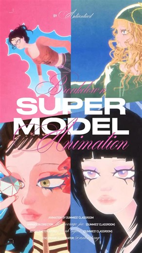 ANTIANTIART on Instagram: "An inside look at the animation breakdown of selected scenes in ‘Super Model’ – @vvup.official by @dummies.classroom 💜 Production and Post Production by @antiantiart_ @aaa.postproduction Artist: @vvup.official Artist Label: egoENT Creative Studio - @kalabika Creative Director: @paak.bee (KALABIKA) Directed and Creative by @lf.pvnirvana (Antiantiart) & @astro.boyyy (The Tripod Guys) Edited by @abi.re._ (Antiantiart) —————— Producer: @john_gotz Creative Team: @keemsungj