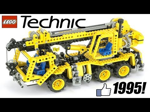 LEGO Technic Big Crane 1995 - model 8460 - unboxing and assembling