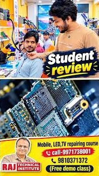 कम मिलते है cpu के मास्टर | advance level mobile repairing course | raj technical Delhi #shorts