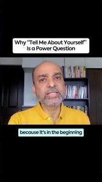 Why “Tell Me About Yourself” Is The Most Important Interview Question | Sarabjeet Sachar #Short