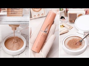 Satisfying Makeup Repair #63 | ASMR Repair Mini Foundation Samples