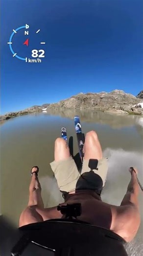 112 meter pond skim!