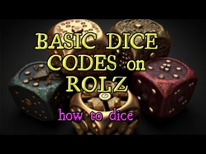 Basic Dice Codes on Rolz