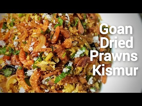 Goan Dried Prawns Kismur | Easy Dried Fish Recipe
