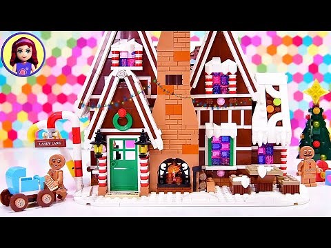Meet the Gingerbread Family 🎄Building the Lego Gingerbread House