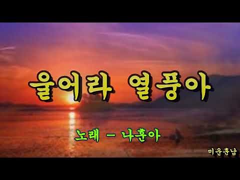 울어라 열풍아 - 나훈아