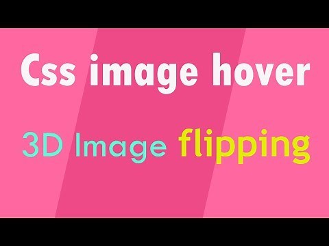 css flip image hover animation effect | using css transition and tranform