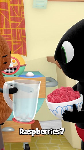 Icy raspberry, yum, yum, yum! 🥤 | Bing Bunny