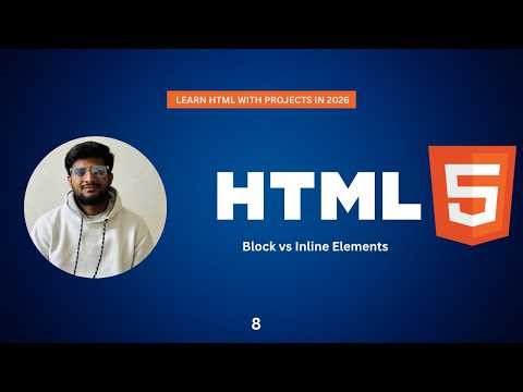 Block vs Inline Element in HTML