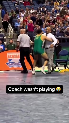 Hilarious Coach Bodyslams Wrestler in Epic Move