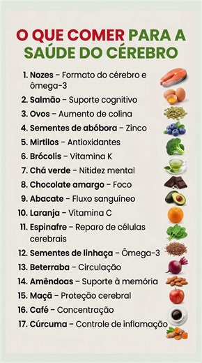 🧠🥦 Alimentos que protegem seu cérebro (e quase ninguém fala!)