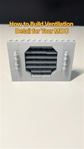 Build Ventilation Detail for Your MOC Tutorial