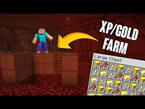 Minecraft 1.21: AFK Nether Gold & XP Farm (EASY BUILD!)