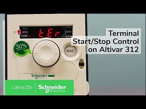 Programming ATV312 for Terminal Start-Stop & 0-10VDC Speed Control | Schneider Electric