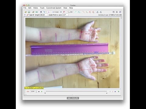 Taking Measurements from a Photo using Tracker (3D Universe)