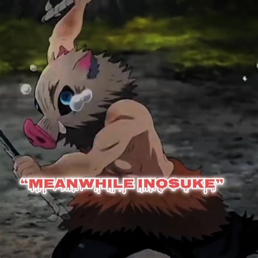 inosuke crying 😂#demonslayer #anime #inosuke