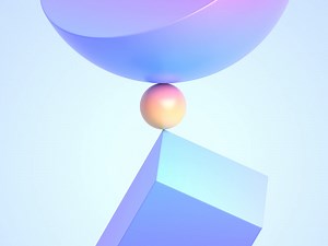 Minimalist geometric animation