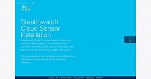 Stealthwatch Cloud Sensor Installation