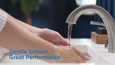 Gerber Opulence Two-Handle Widespread Bathroom Faucet, Black Finish, 1.2 GPM WaterSense Certified