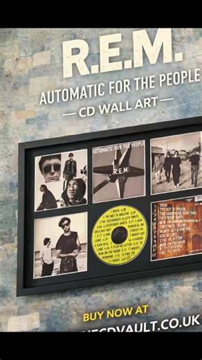 R.E.M. – CD Wall Art Automatic for the People Melancholic, beautiful, and timeless 🌙🔥 This Automatic for the People CD wall art isn’t just décor — it’s one of R.E.M.’s most powerful and emotional records. With lush arrangements and reflective songwriting, this display captures the band at their most intimate and profound 🎸⚡ Orchestral touches, haunting melodies, and Michael Stipe’s distinctive voice helped create one of the defining alternative albums of the 90s. A striking statement piece fo