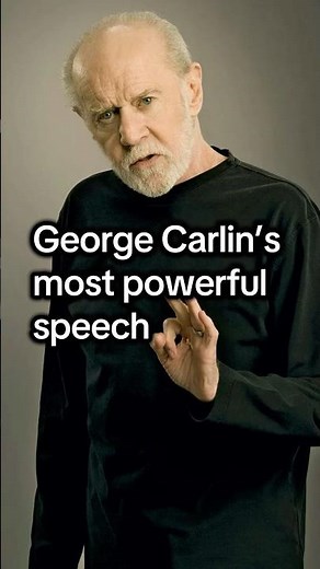 George Carlin drops truth about philosophy, politics & life! #georgecarlin #deepthoughts #comedy