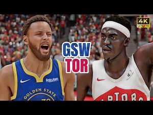 WARRIORS vs RAPTORS (PS5) - NBA 2K24 [4K UHD]