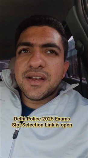 Delhi Police 2025 Exams Slot Selection is Open💯🚨| delhi police exams #ssccpo #uniform #shorts #yt