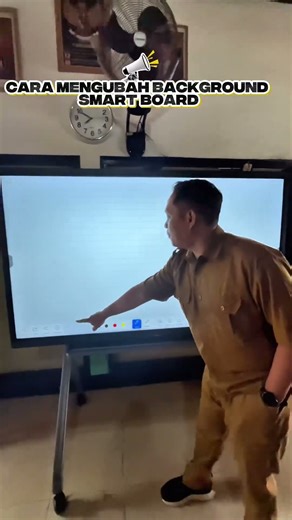 Cara mengubah background di smartboard #sekolah #belajar #digitalisasipembelajaran #tutorial