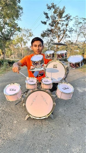 This 2 Jazz Drum Set And Jazz Drum 🥁 & outdoor playing