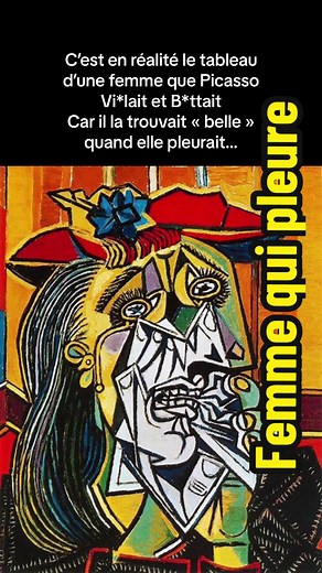 Analyse du tableau « femme qui pleure » de Picasso