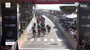 🎥 See how Pascal Ackermann sprinted to third place in the Palm Jumeriah 🌴 finale on the UAE Tour's penultimate stage today 👇🏼 Video: Velon CC #UAETour | Red Bull-BORA-hansgrohe