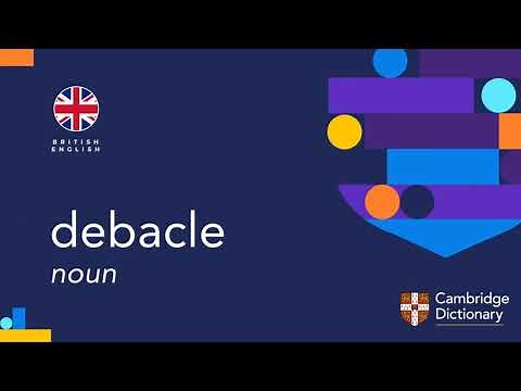 How to pronounce debacle | British English and American English pronunciation