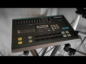 Casio RZ-1   Yamaha RX11   Roland TR-707 - 80s Super Drum Machine (live Jam / no Effects)