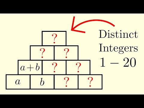 A Number Pyramid Puzzle
