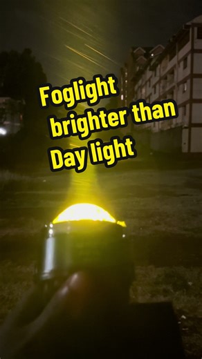 This is a 3inch fog light powered by a single laser, its bright than a day light that you can even drive without a headlight, comes in three colors, yellow, warm white and white and icing on the cake single powerful laser #foglights #brightestfoglight #foglightupgrade #carmods #china_with_jg