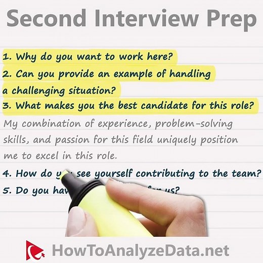 Top 5 SECOND INTERVIEW PREP Answers and Key Tips for Success #jobs #jobinterview