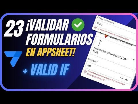 ❌ Avoid DUPLICATE CODES in AppSheet | Validate Forms ✅ correctly | Show and Valid If