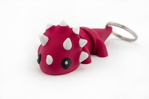 3D Printed Triceratops Keychain – Dinosaur Lover Gift - Etsy UK