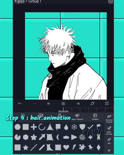 Watch me animate pookie gojo! filler short 🥀