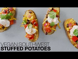 Hy-Vee Seasons: Vegan Southwest Stuffed Potatoes