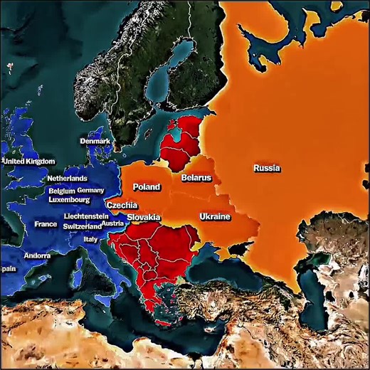 Western vs Eastern Europe 🇪🇺😱 (Part 2) #Map #LearnOnTikTok #Global #fyp