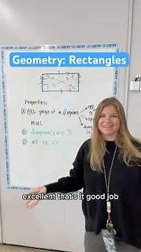 Basics of rectangles #geometry #rectangle #parallelogram #iteachalgebra #math