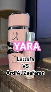 NOT the same | YARA Lattafa VS Ard Al Zaafaran #perfumereview #lattafaperfume #ardalzaafaran