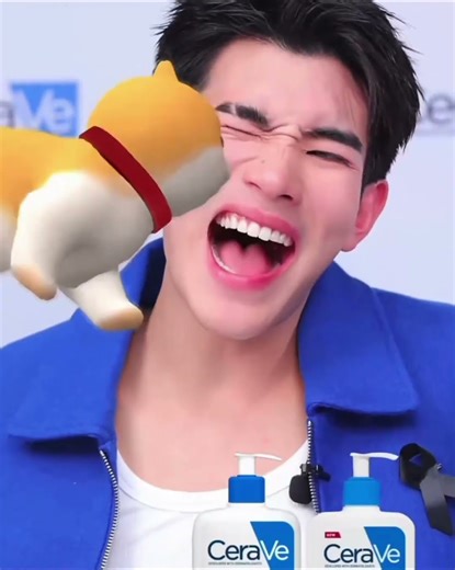 Baby is scared of the puppy filter 🤏🏻 #fourthnattawat